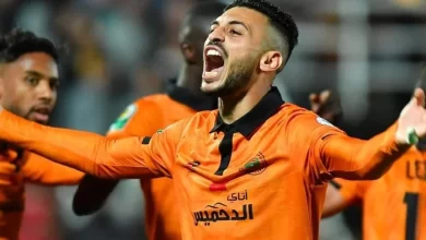 Joueurs de RS Berkane célébrant leur qualification en finale de la Coupe CAF 2025